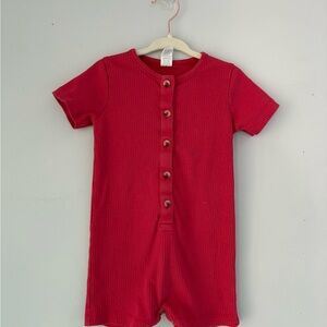 Kate Quinn Red Ribbed Shortie